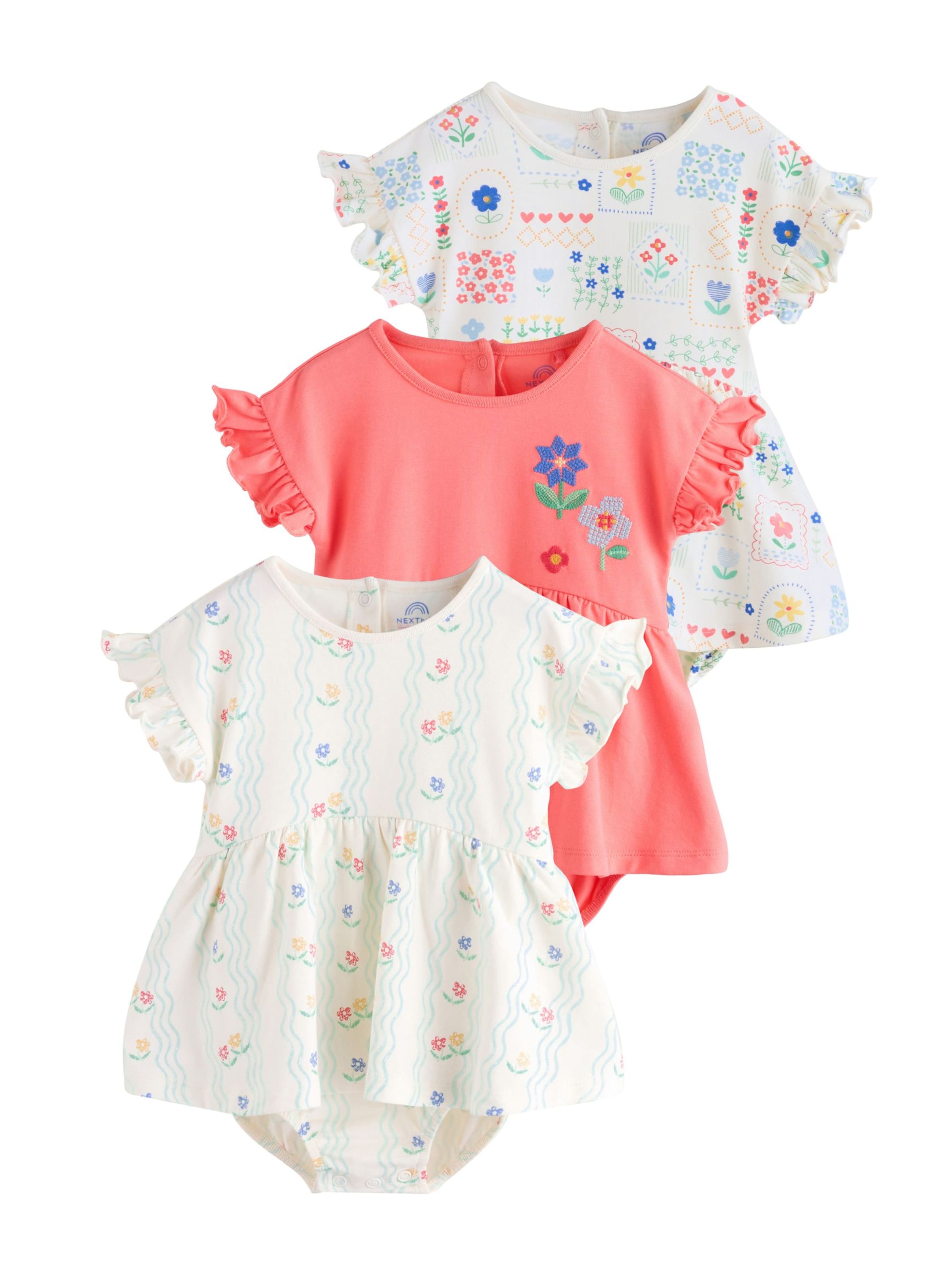 Next Ползунки/боди в Красный: спереди