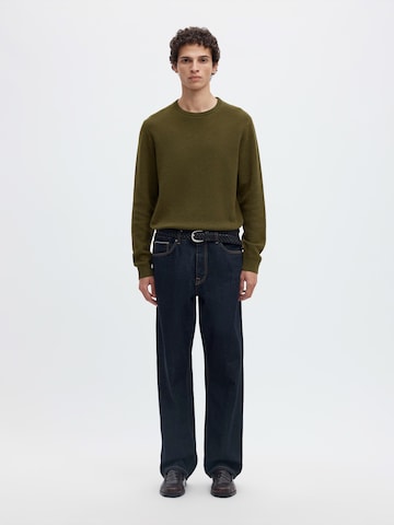 Pull-over 'SLHRoss' SELECTED en vert