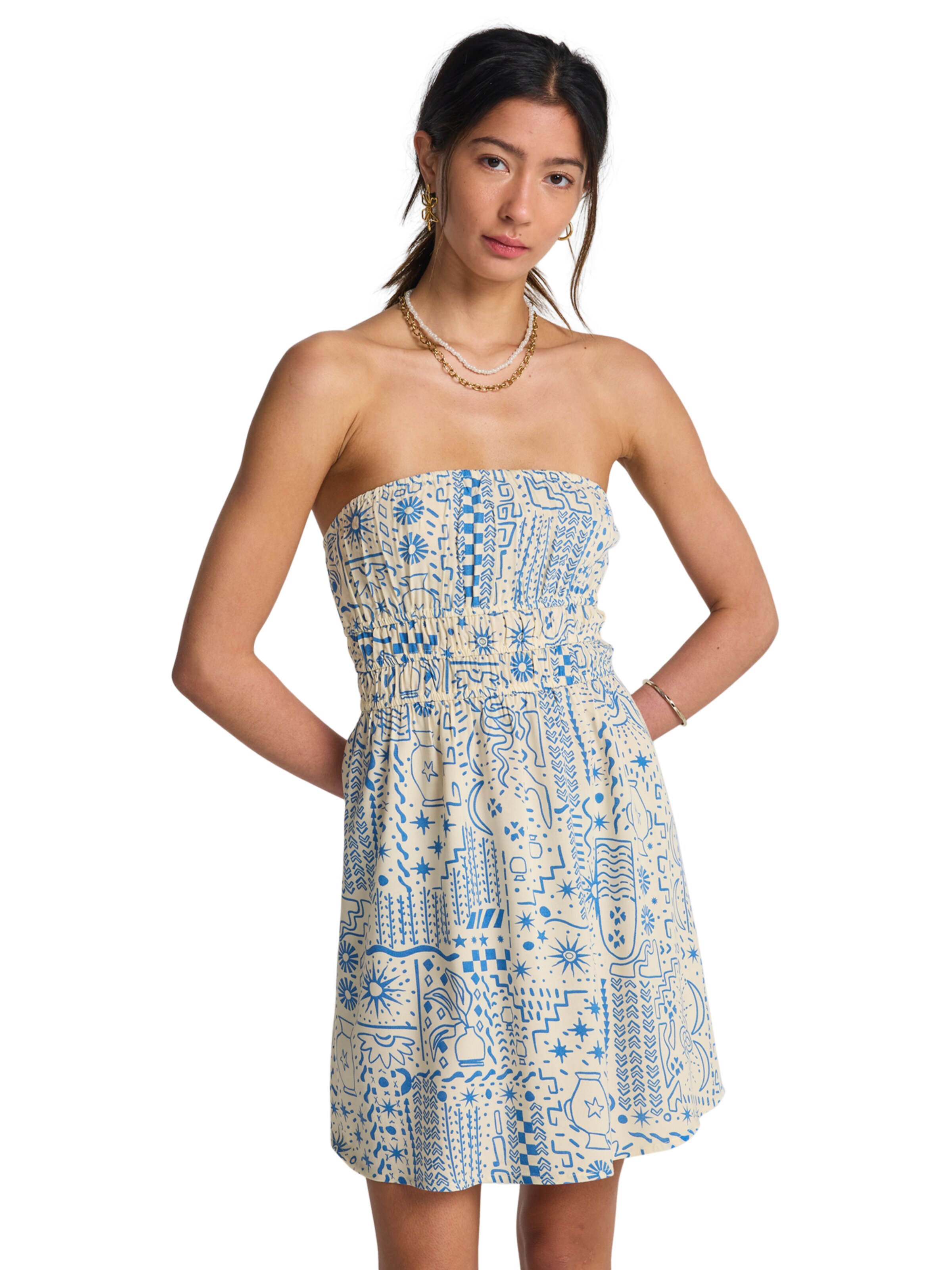 BILLABONG Dress in Blue: front