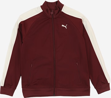 PUMA Trainingsjacke  'T7 Always On' in Rot: Vorderseite