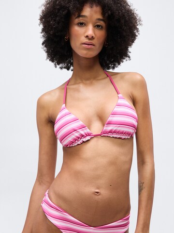 HOLLISTER Triangel Bikinitop in Pink