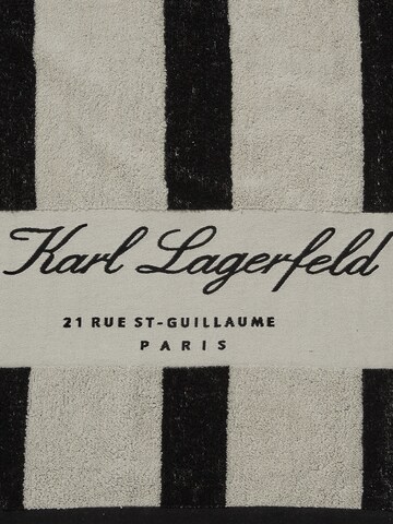 Karl Lagerfeld - Toalla de playa en negro