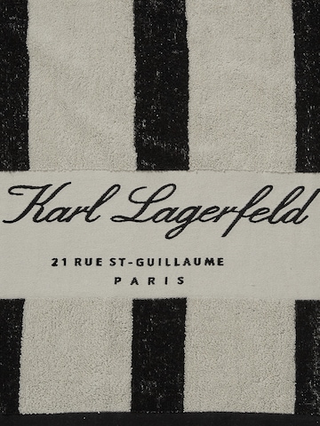 Karl Lagerfeld Fürdőlepedő - fekete