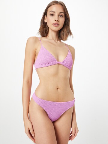 WEEKDAY Triangel Bikinioverdel i lilla