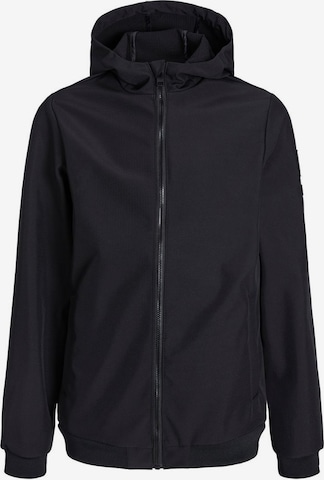 Veste mi-saison Jack & Jones Junior en noir : devant