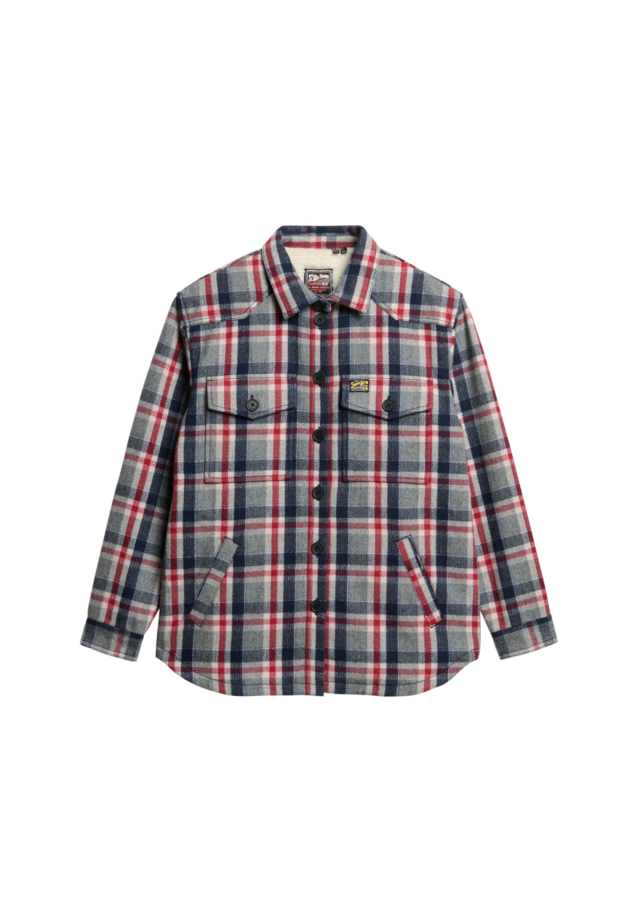 Superdry Tussenjas in Gemengde kleuren: voorkant