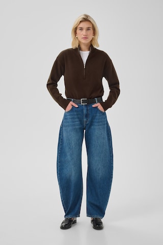 My Essential Wardrobe Sweater 'Tracy' in Brown