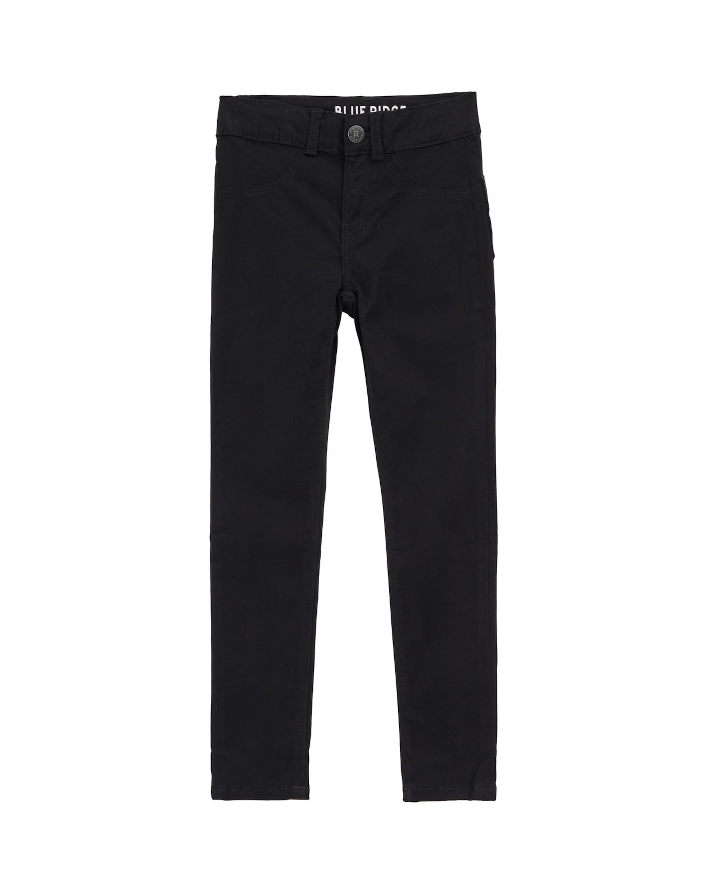 WE Fashion Скинни Джинсы в Черный: спереди