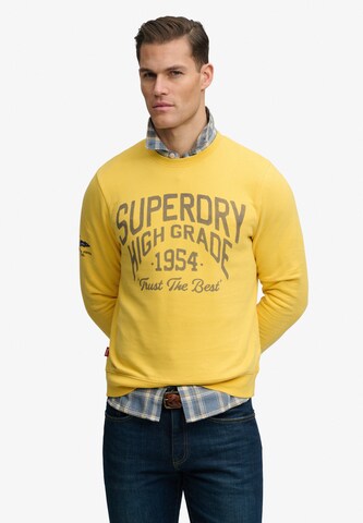 Superdry & Co Sweatshirt in Gelb: Vorderseite