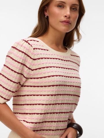 smėlio VERO MODA Megztinis 'VMMONICA'