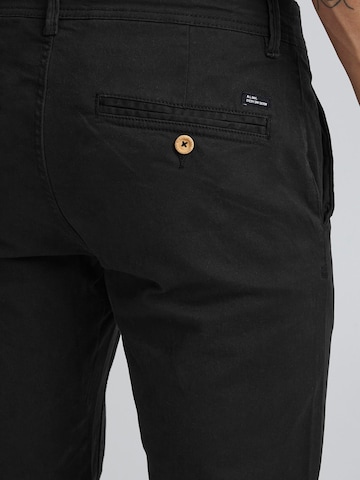 BLEND Slimfit Chinohose 'Natan' in Schwarz