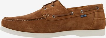 JACK & JONES - Mocasines 'GOLDERS' en marrón: frente