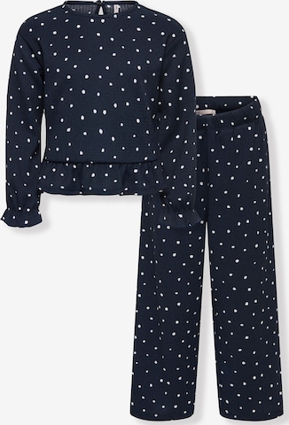 Only Mini Setti 'KMGRUBY' värissä sininen: etupuoli
