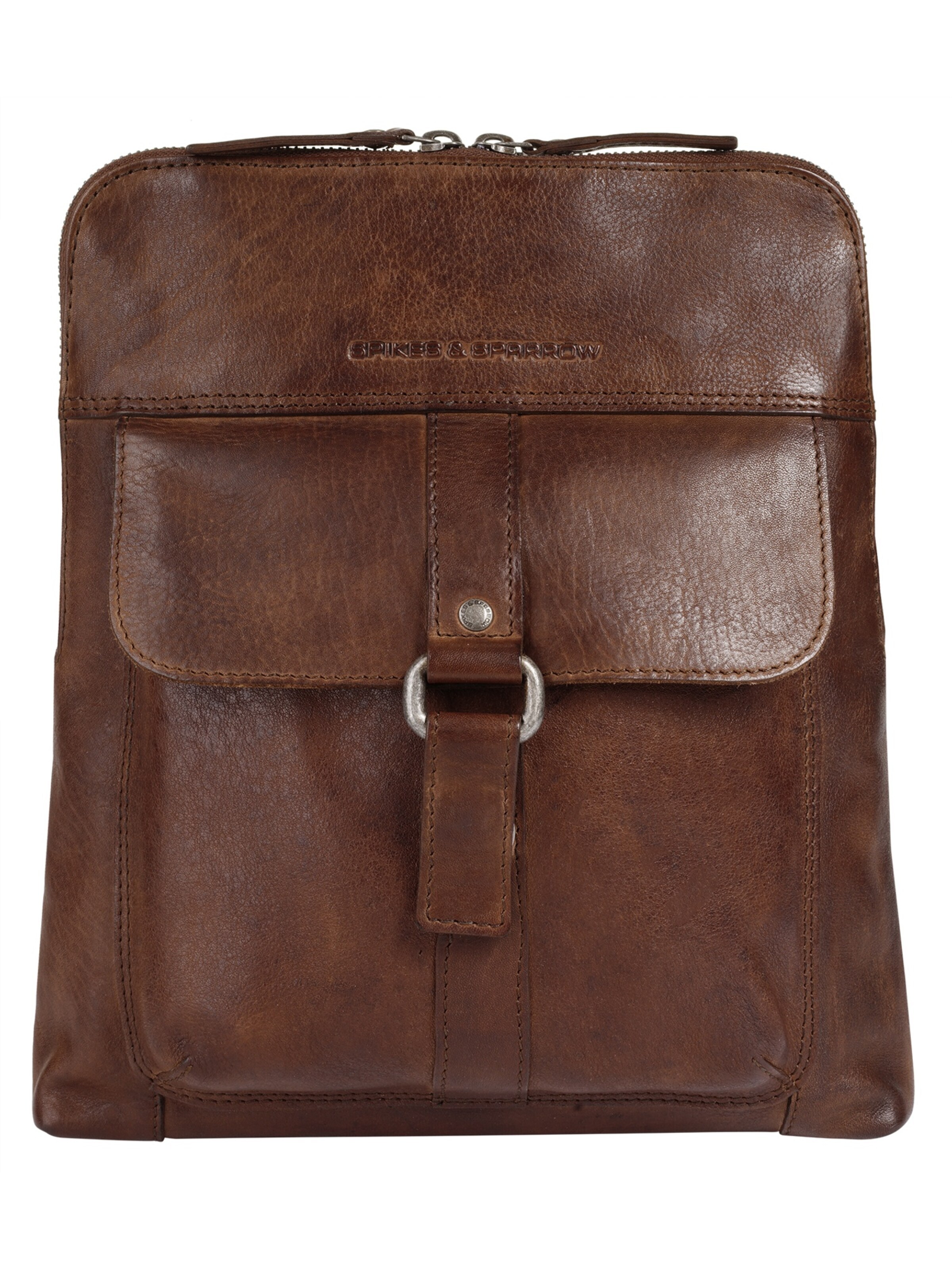 Spikes & Sparrow Rucksack‌‌‌‌‌‌‌ in Braun: Vorderseite