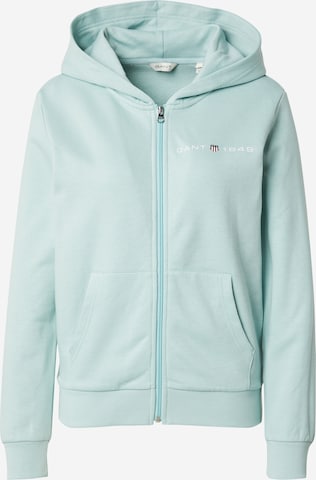 GANT Sweat jacket in Blue: front