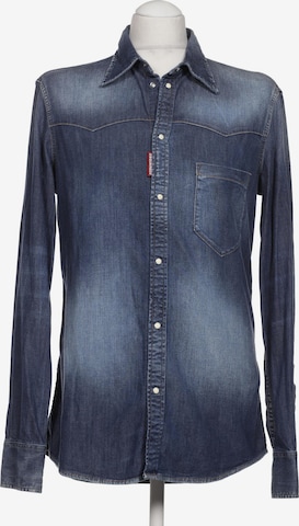 DSQUARED2 Button Up Shirt in M in Blue: front