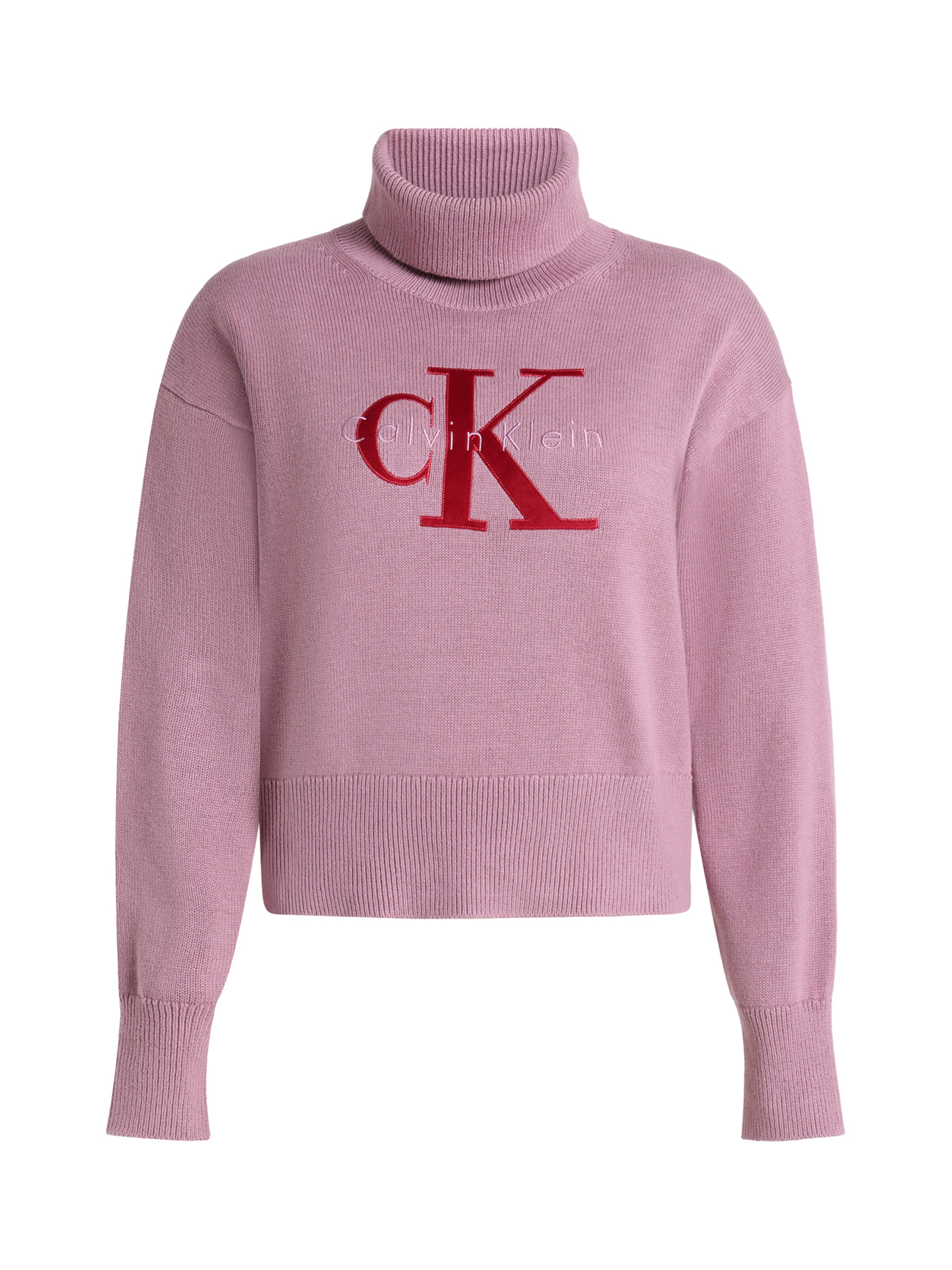 Calvin Klein Jeans Pullover in Lila: Vorderseite