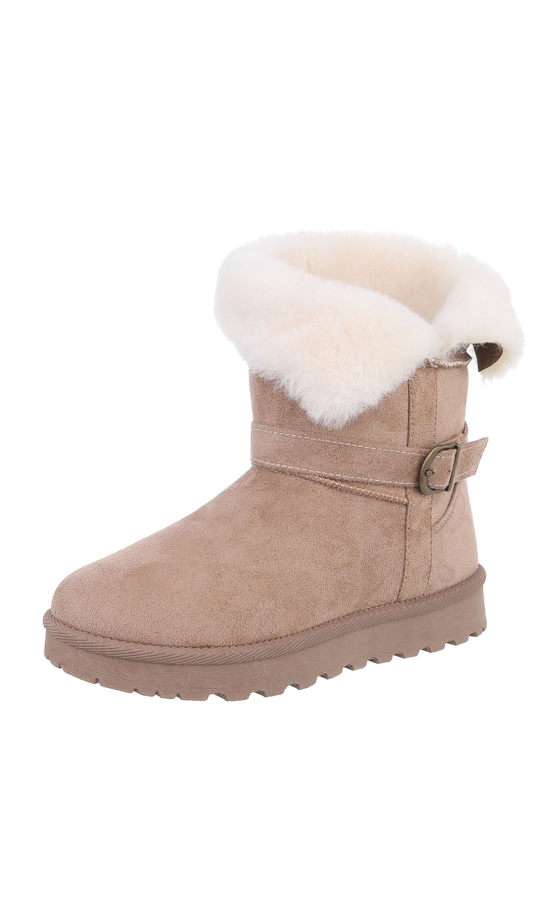 Ital-Design Snowboots in Braun: Vorderseite