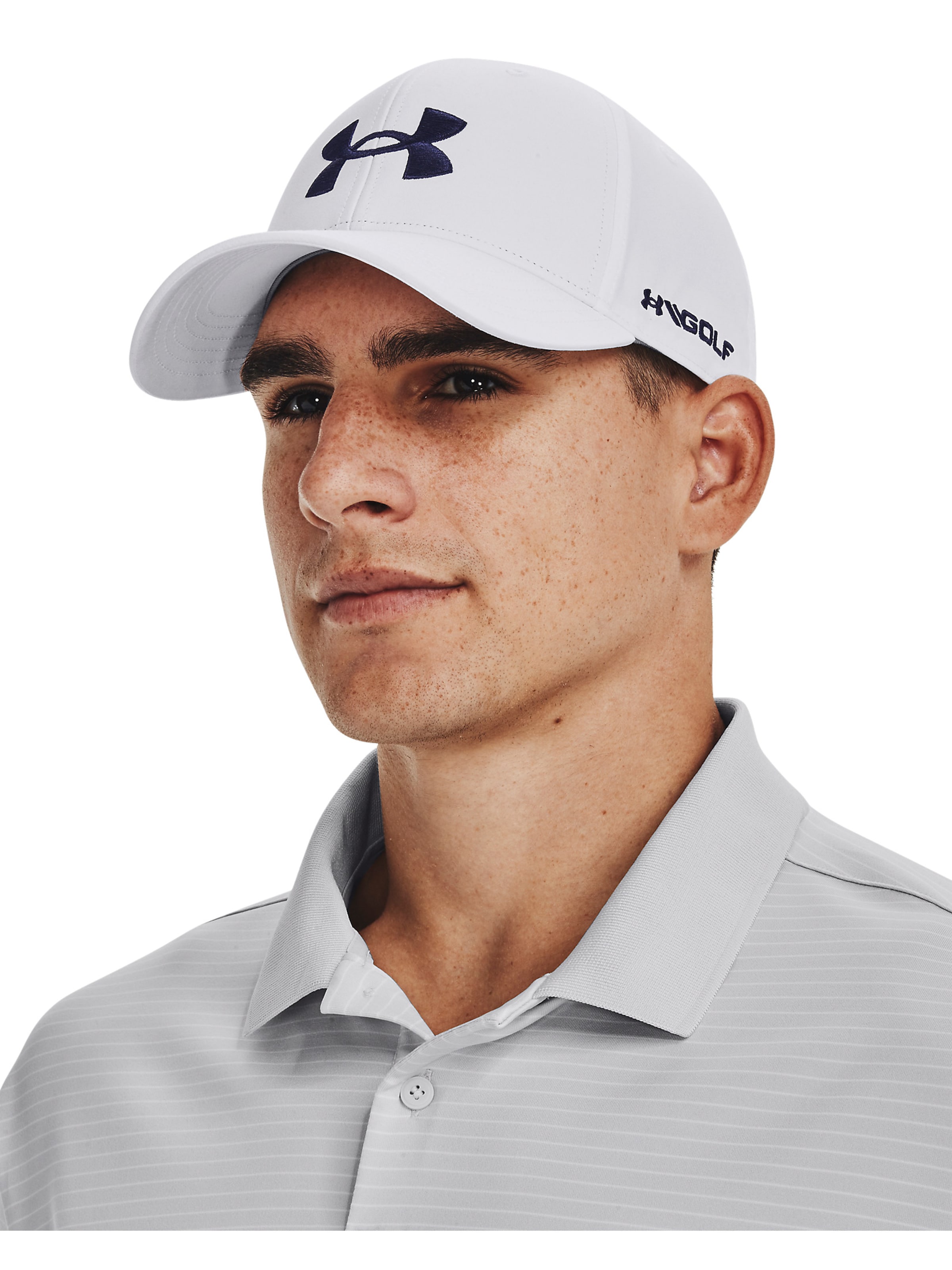 UNDER ARMOUR Sports cap in White: front