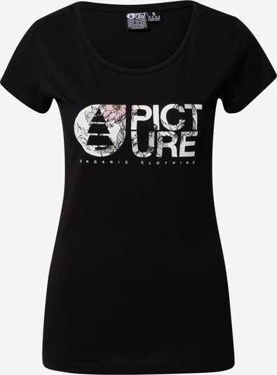 Picture Organic Clothing Sportshirt 'FALL' in schwarz / weiß, Produktansicht