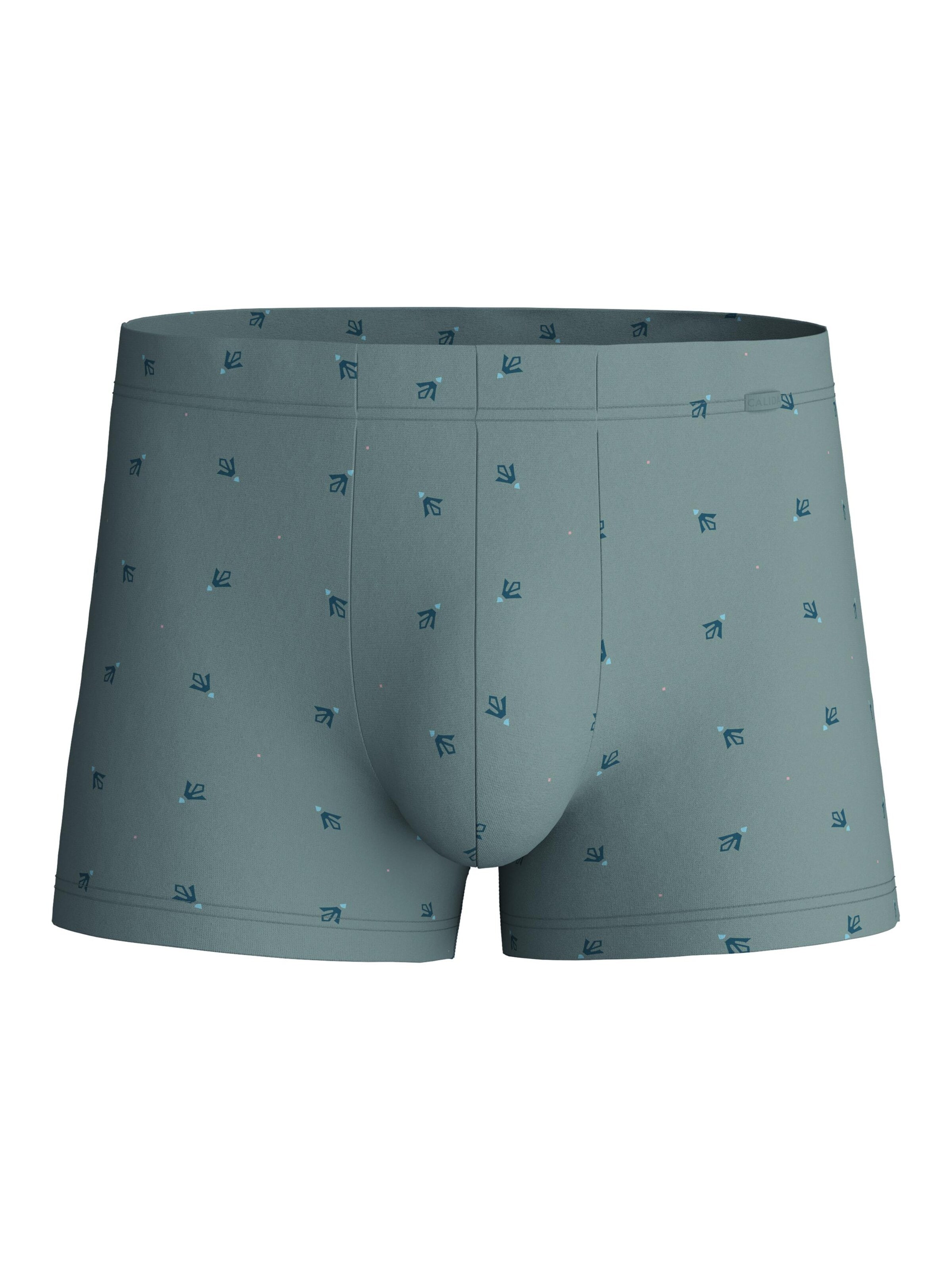 CALIDA Boxershorts 'Grafic Cotton'‌‌‌‌‌‌‌ in Grau: Vorderseite