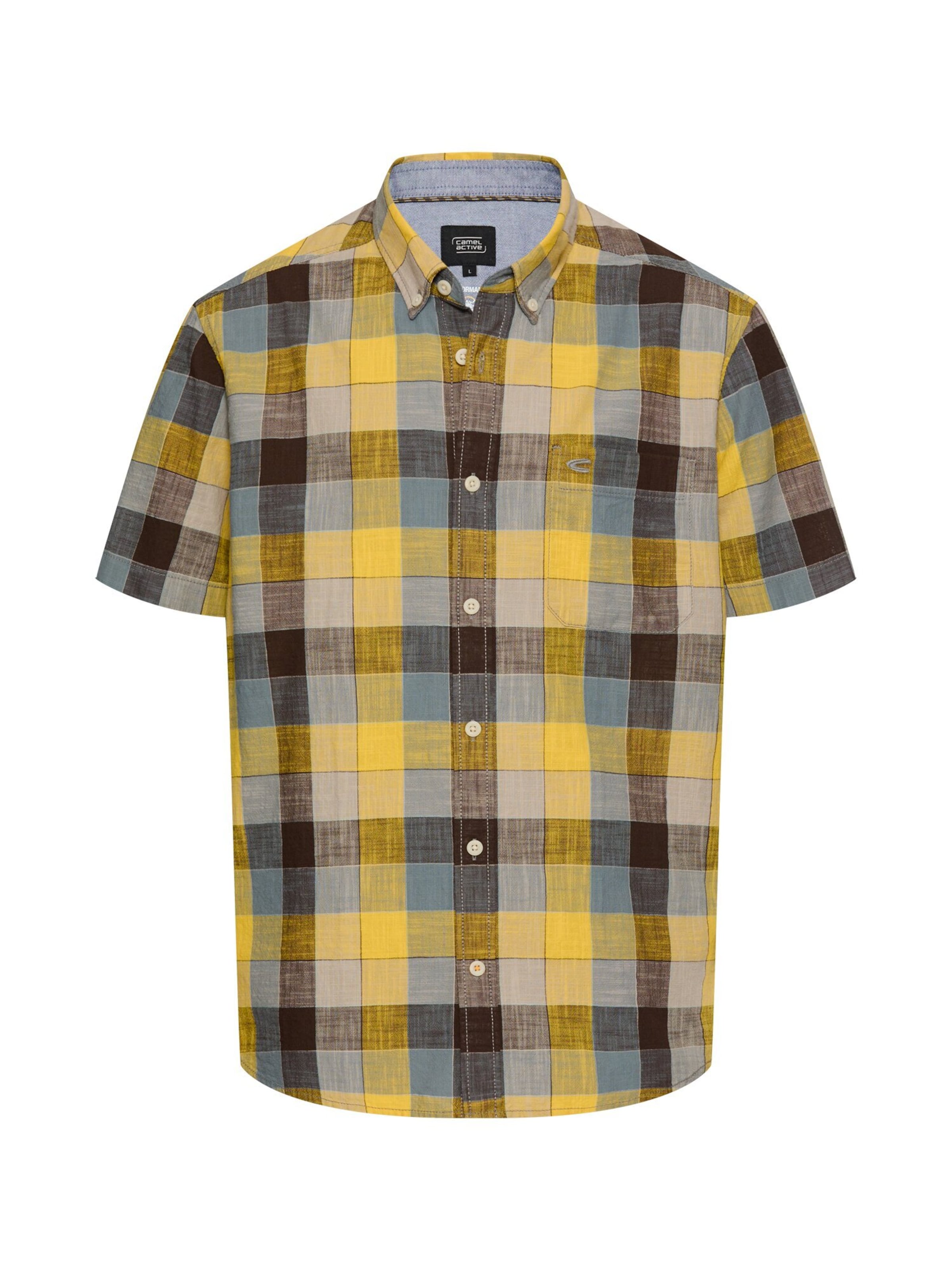 CAMEL ACTIVE - Ajuste regular Camisa en Mezcla de colores: frente