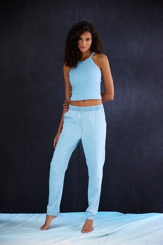 H.I.S Regular Pants in Blue: front