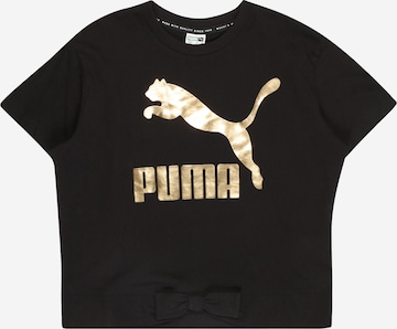 PUMA قميص بلون أسود: الأمام