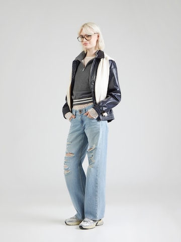 LEVI'S ® Sweatshirt 'Everyday Quarter Zip Sweatshirt' i grå