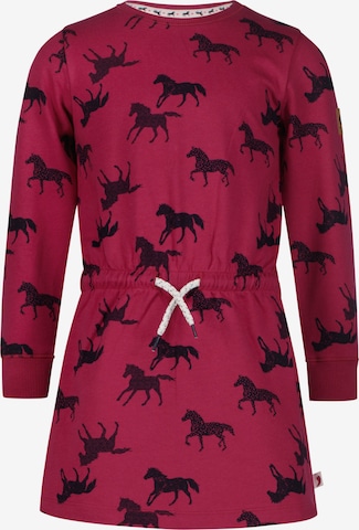 Robe 'Riding School' SALT AND PEPPER en rose : devant