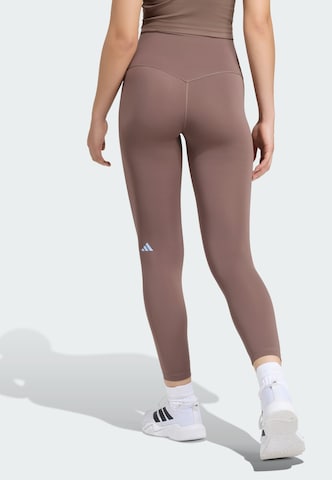 ADIDAS PERFORMANCE - Skinny Pantalón deportivo 'Studio All Me' en marrón