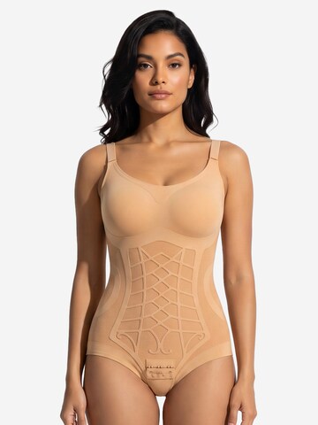 SHARICCA Shaping Bodysuit in Beige