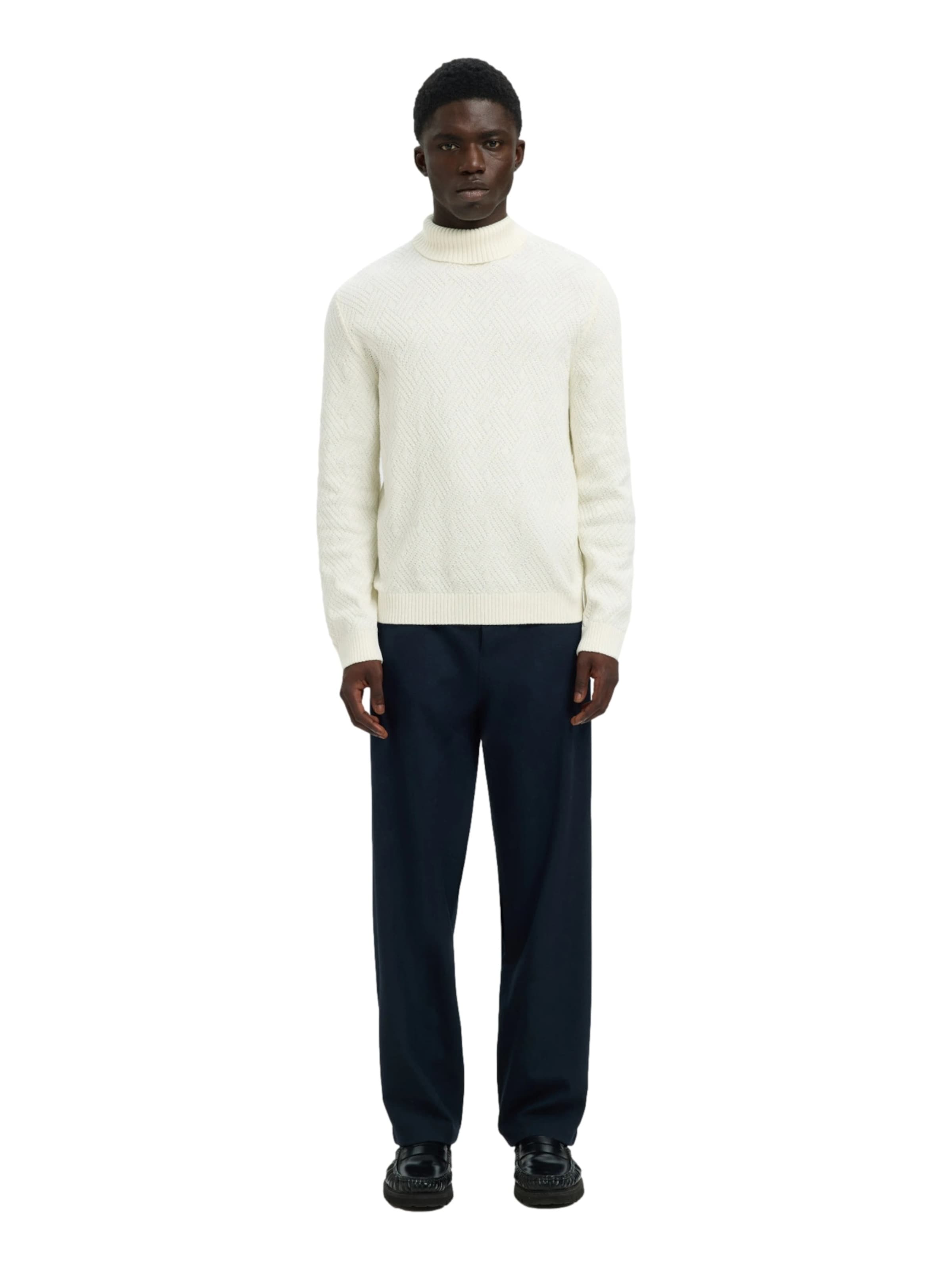 SELECTED Пуловер 'SLHTrevor' в бежово