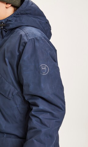 KnowledgeCotton Apparel Tussenjas 'Nordic Legacy' in Blauw