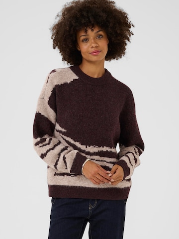 CULTURE - Jersey 'CUzinna Pullover' en marrón: frente