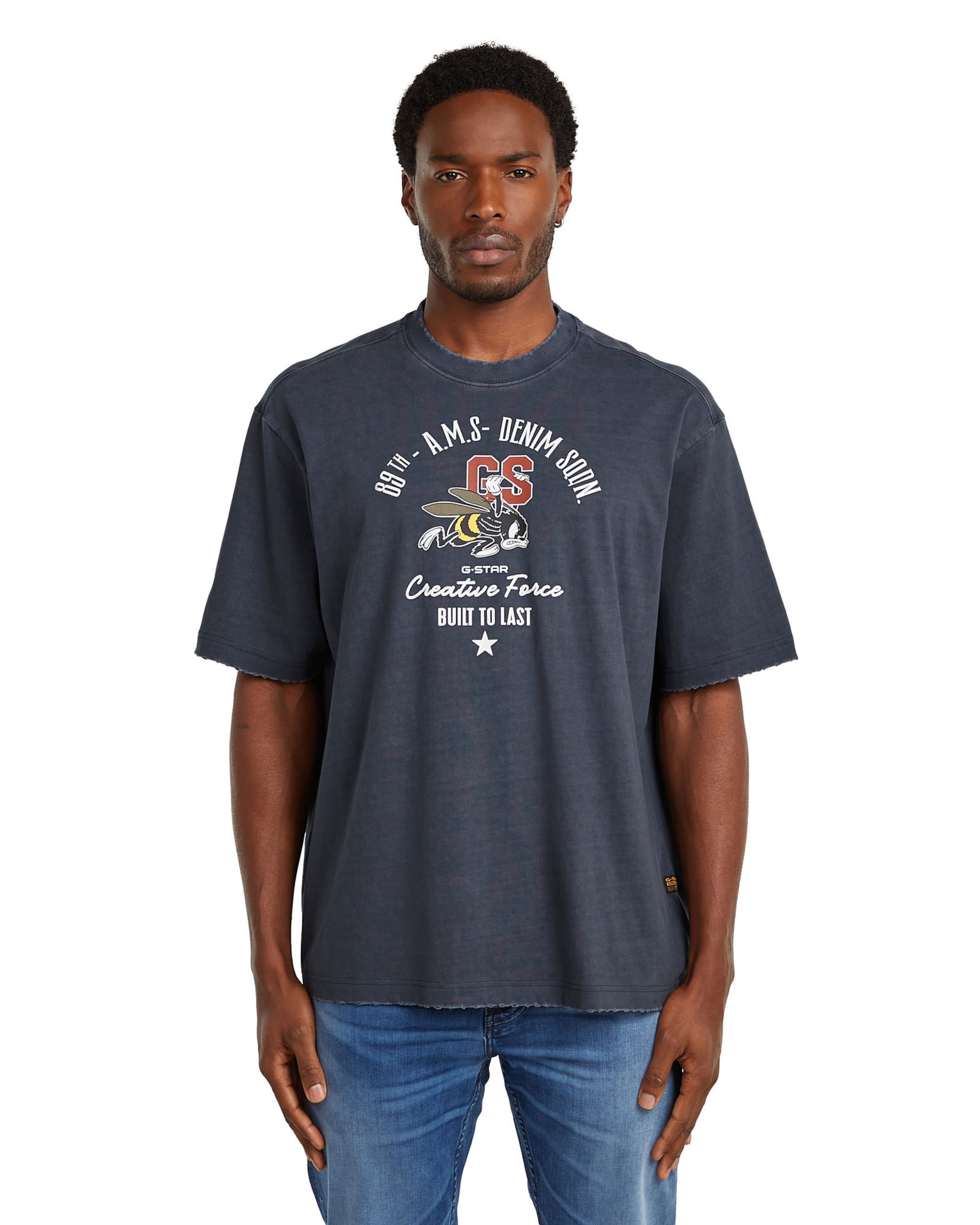 G-STAR T-Shirts in Blau: Vorderseite