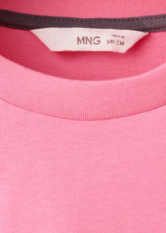 MANGO KIDS Tričko 'UNDER' - Ružová