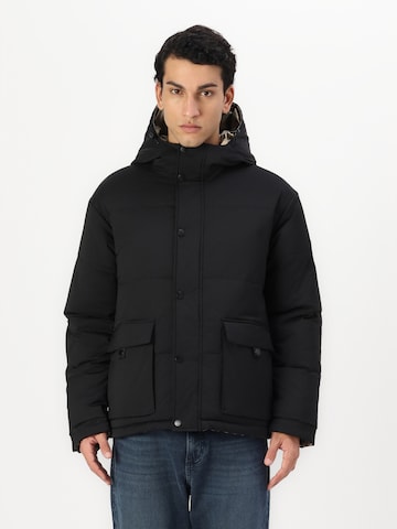 Karl Lagerfeld Зимняя куртка в Черный: спереди