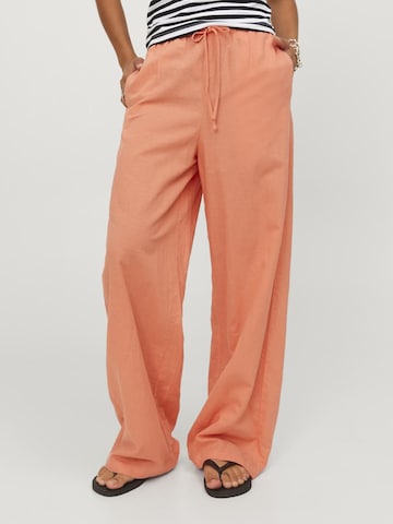 JJXX Wide leg Pants in Orange: front