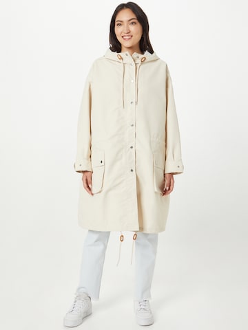 LEVI'S ® Демисезонная куртка 'Rain Jacket' в Бежевый: спереди