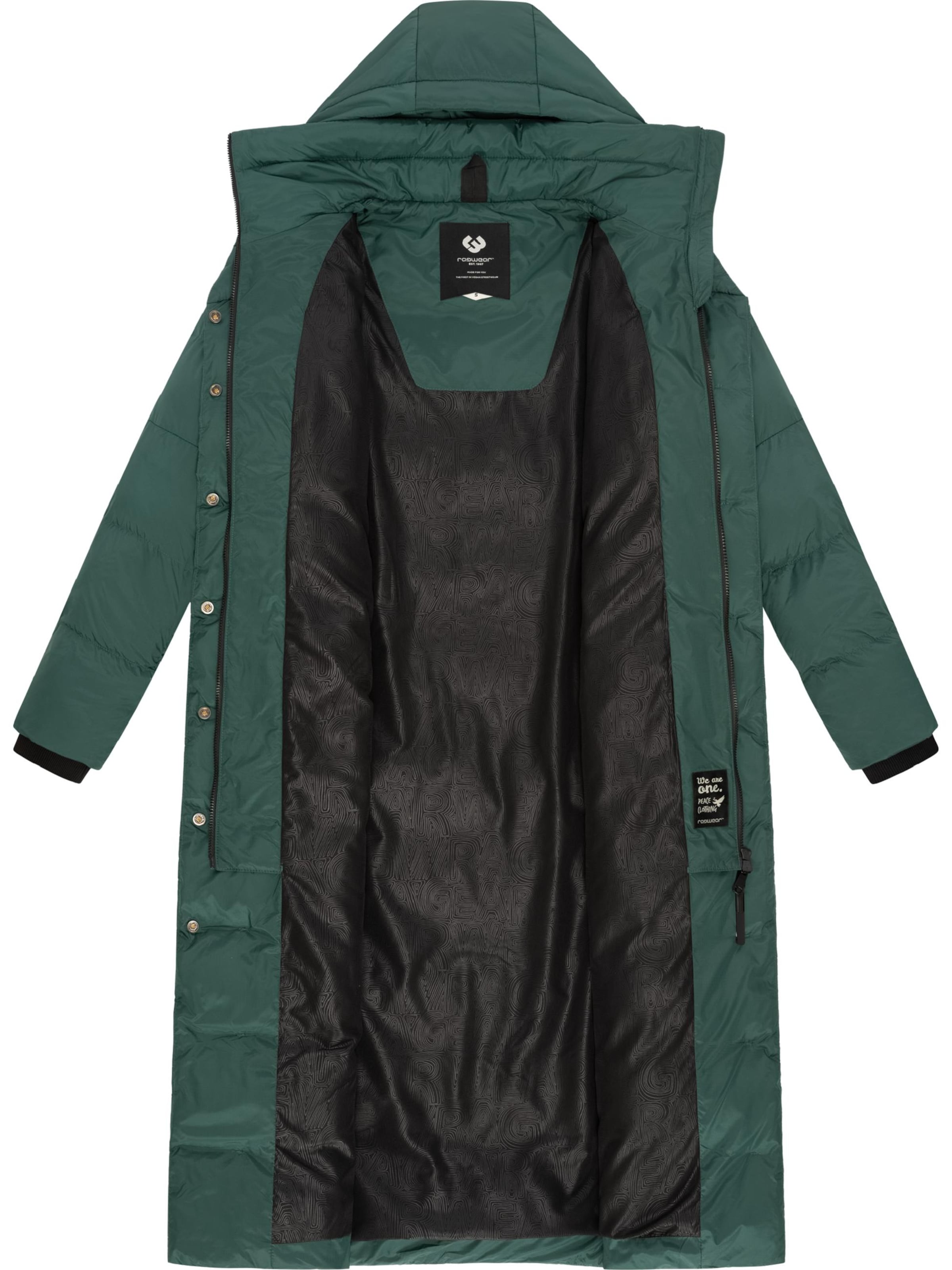 Manteau d’hiver 'Niara' Ragwear en vert