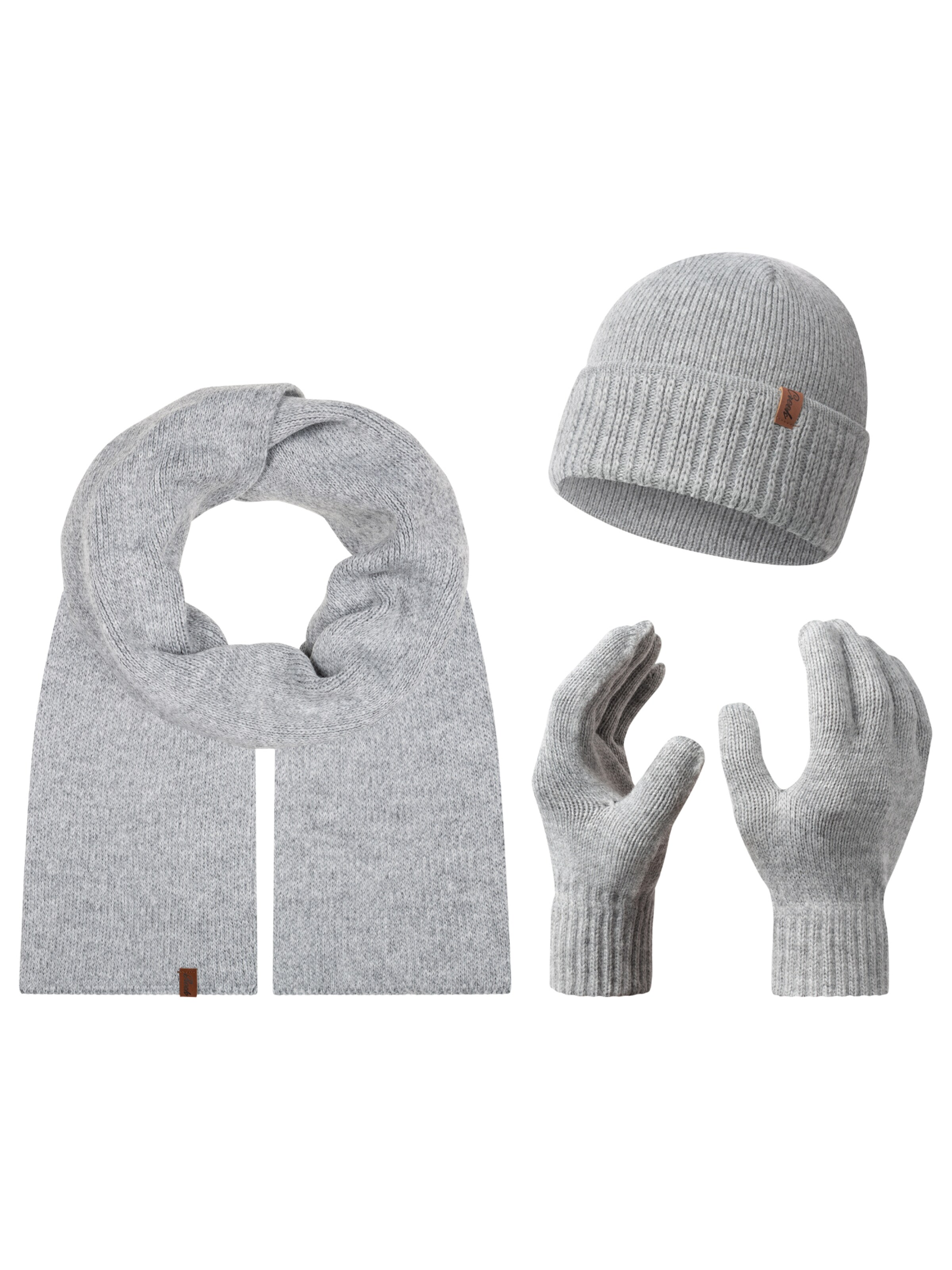 Rock Creek Beanie in Grey: front