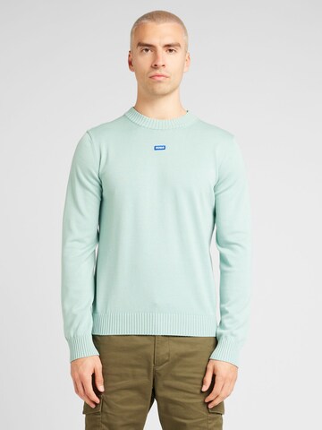 HUGO Pullover 'San Cosmo' in Grün: Vorderseite