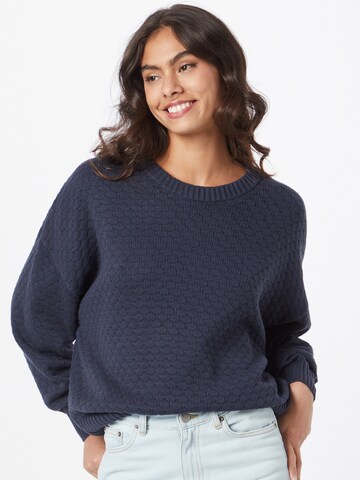 ICHI Sweater 'Kate' in Blue: front