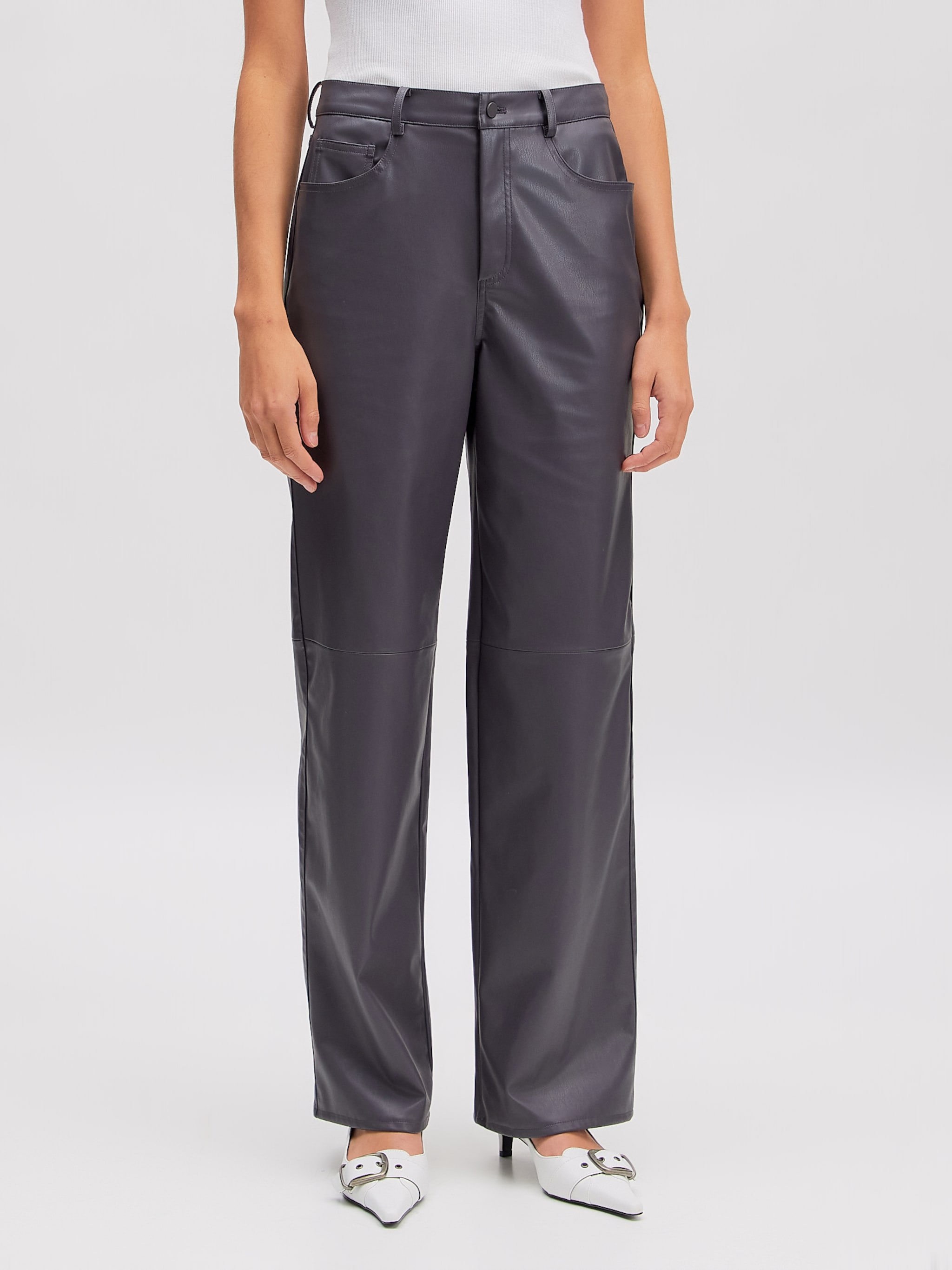 EDITED Nieuwigheden Broek 'Celina' Grijs