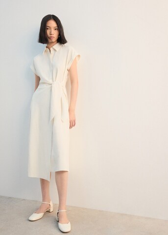MANGO Kleid 'Hawai-h' in Beige: Vorderseite