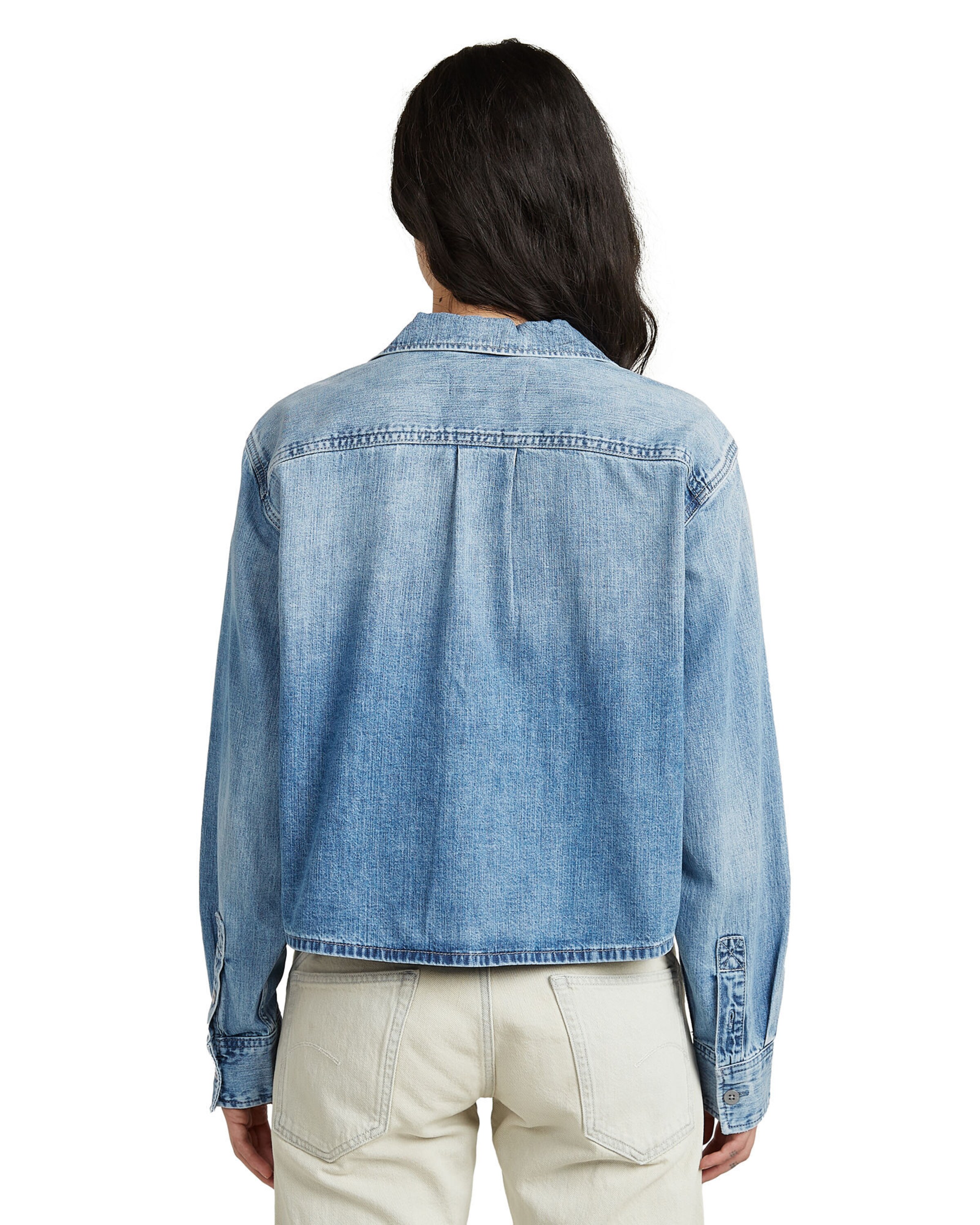 G-STAR Shirt 'Resort Boxy Relaxed Shirt' in Blue