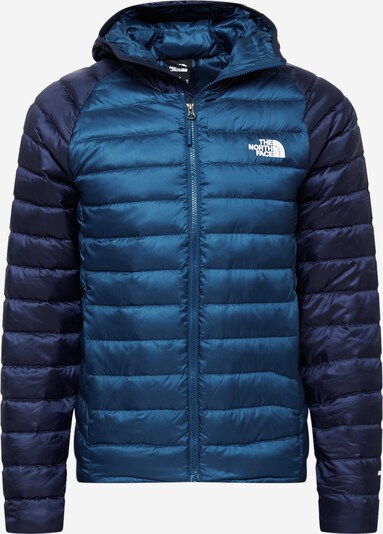 THE NORTH FACE Outdoorjacke 'TREVAIL HOODIE' en blau / navy / weiß, Vue avec produit