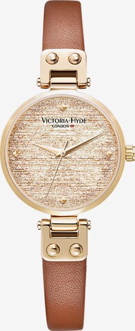 Victoria Hyde Analog Watch ' The Spark ' in Brown: front