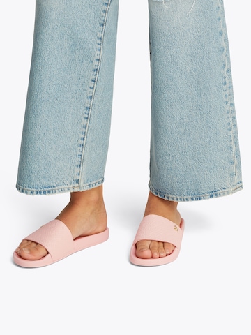 TOMMY HILFIGER Чехли в розово: отпред